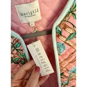 Victoria Dunn - Marigold NWT Porcelain Rose Quilted Jacket size Small